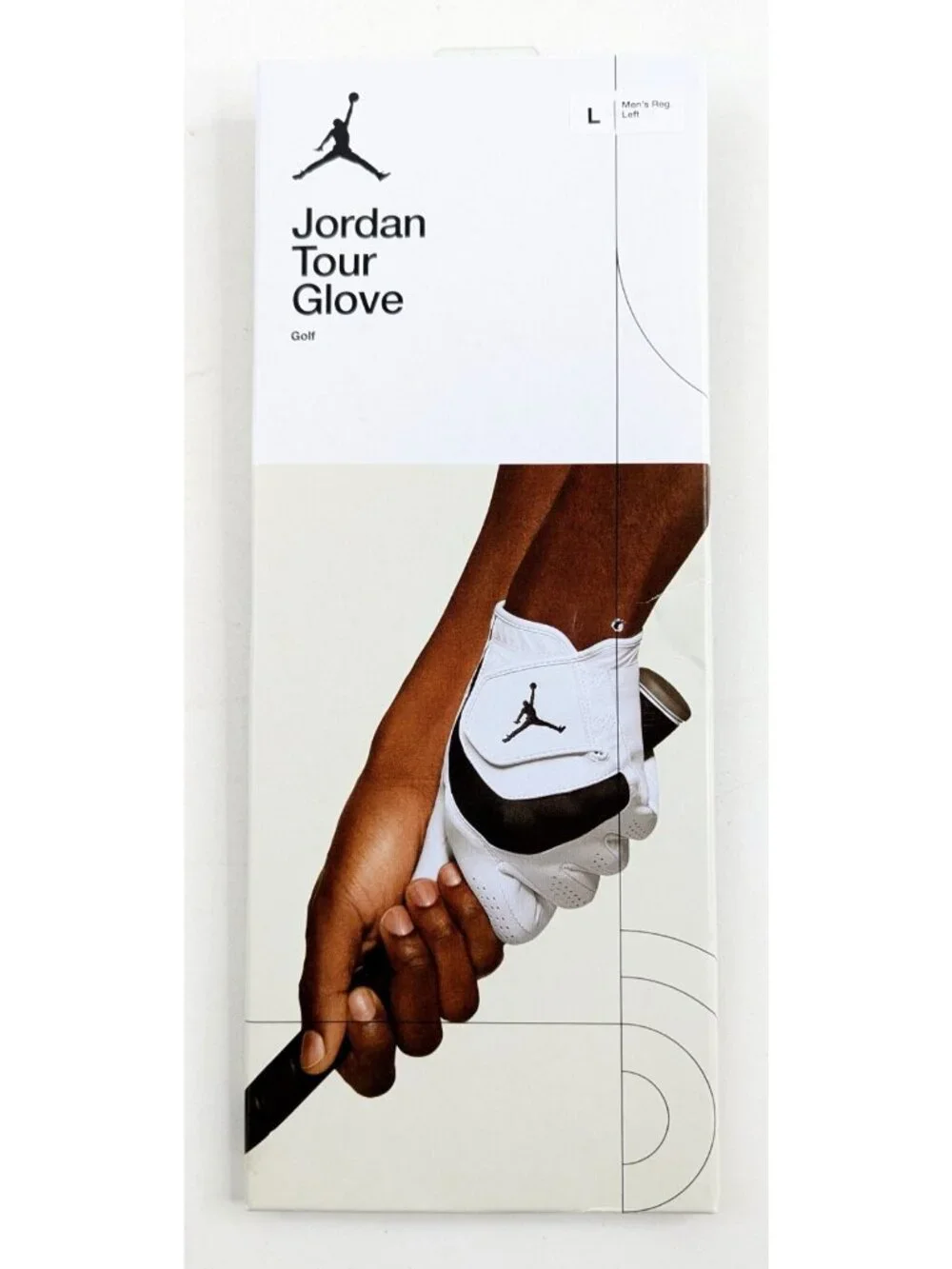 Nike Jordan Tour Golf Gloves White Left Hand Men's Adult Large - NEW